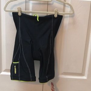 Pearl iZumi Padded black cycling short New w Tags
